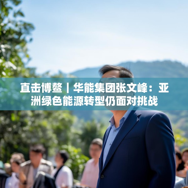 直击博鳌｜华能集团张文峰：亚洲绿色能源转型仍面对挑战