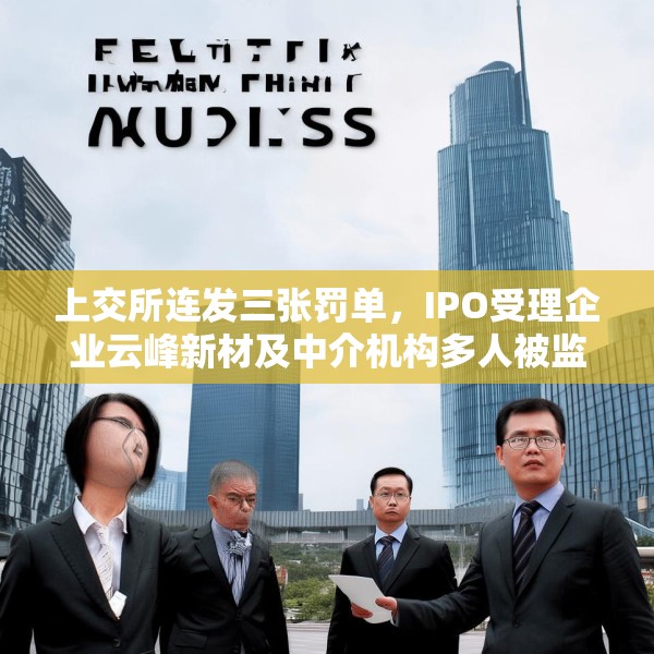 上交所连发三张罚单，IPO受理企业云峰新材及中介机构多人被监管警示