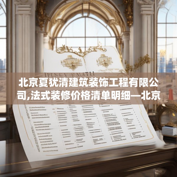 北京夏犹清建筑装饰工程有限公司,法式装修价格清单明细—北京夏犹清建筑装饰工程有限公司386.a262b263c266fgy.273wew