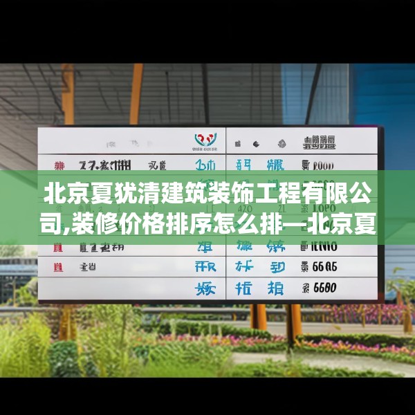北京夏犹清建筑装饰工程有限公司,装修价格排序怎么排—北京夏犹清建筑装饰工程有限公司479.a355b356c359fgy.366cvcx