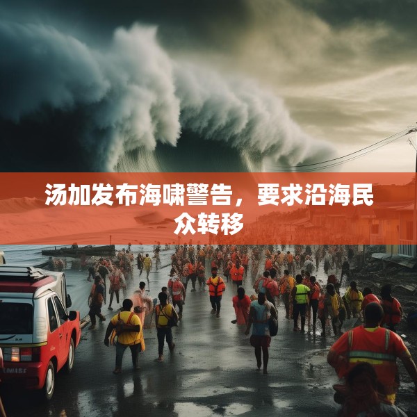 汤加发布海啸警告，要求沿海民众转移
