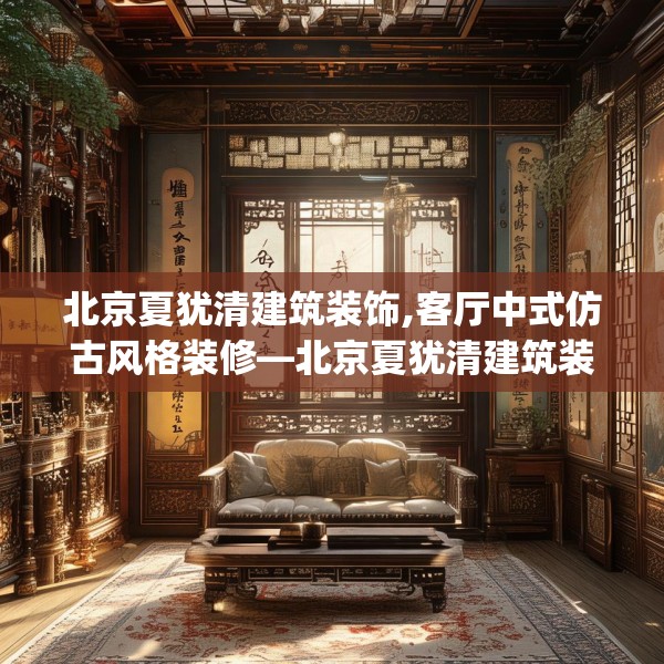北京夏犹清建筑装饰,客厅中式仿古风格装修—北京夏犹清建筑装饰427.a303b304c307fgy.314poiy