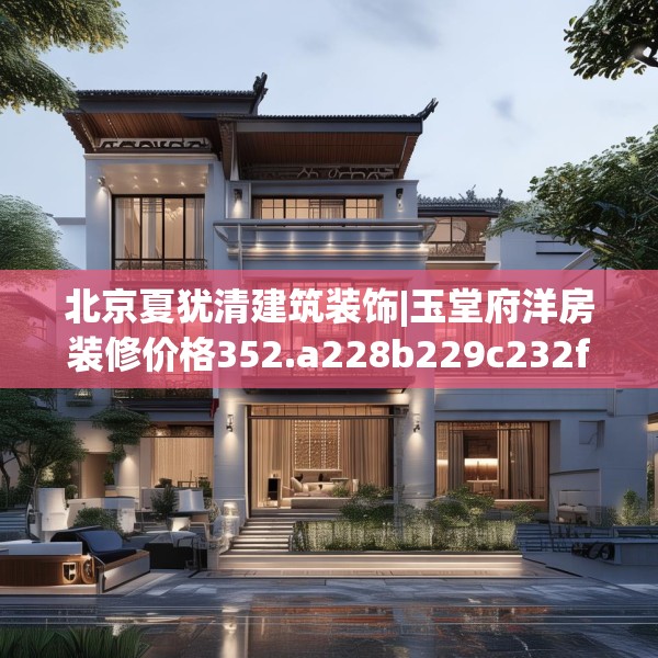 北京夏犹清建筑装饰|玉堂府洋房装修价格352.a228b229c232fgy.239sdA