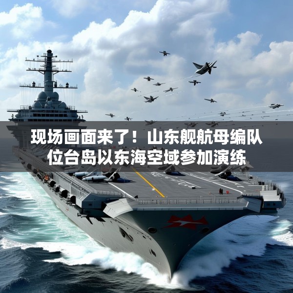 现场画面来了！山东舰航母编队位台岛以东海空域参加演练