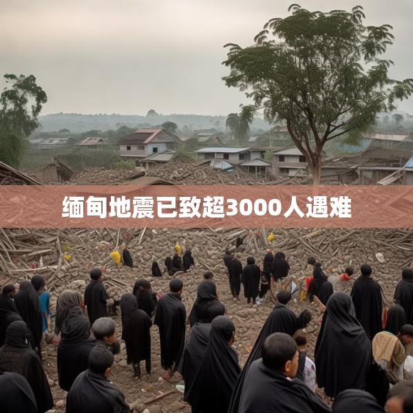 缅甸地震已致超3000人遇难