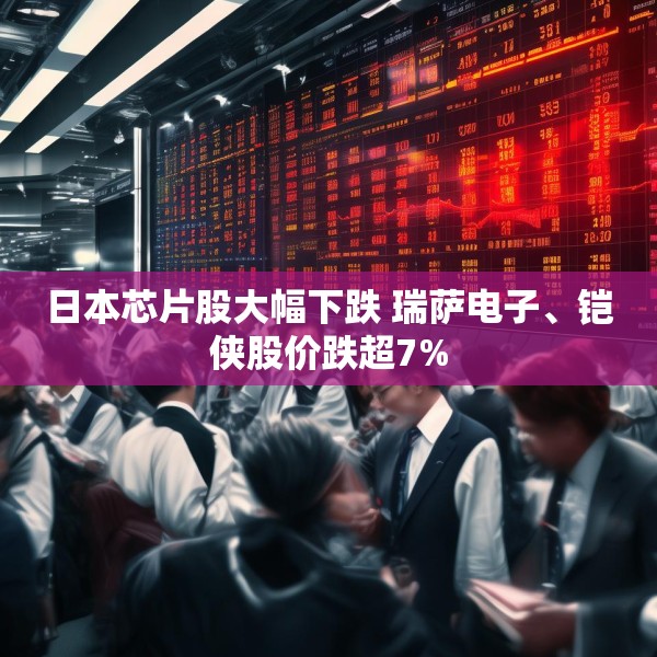 日本芯片股大幅下跌 瑞萨电子、铠侠股价跌超7%
