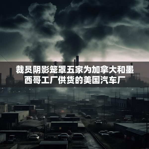 裁员阴影笼罩五家为加拿大和墨西哥工厂供货的美国汽车厂