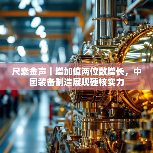 尺素金声丨增加值两位数增长，中国装备制造展现硬核实力