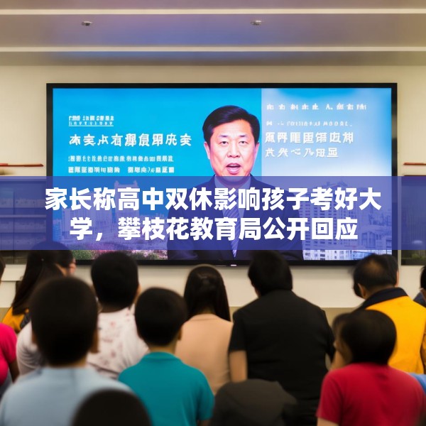 家长称高中双休影响孩子考好大学，攀枝花教育局公开回应