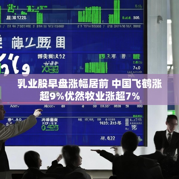 乳业股早盘涨幅居前 中国飞鹤涨超9%优然牧业涨超7%
