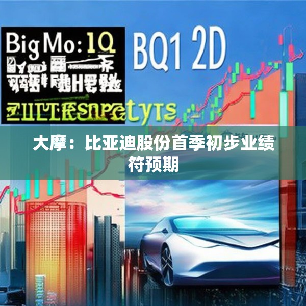 大摩：比亚迪股份首季初步业绩符预期