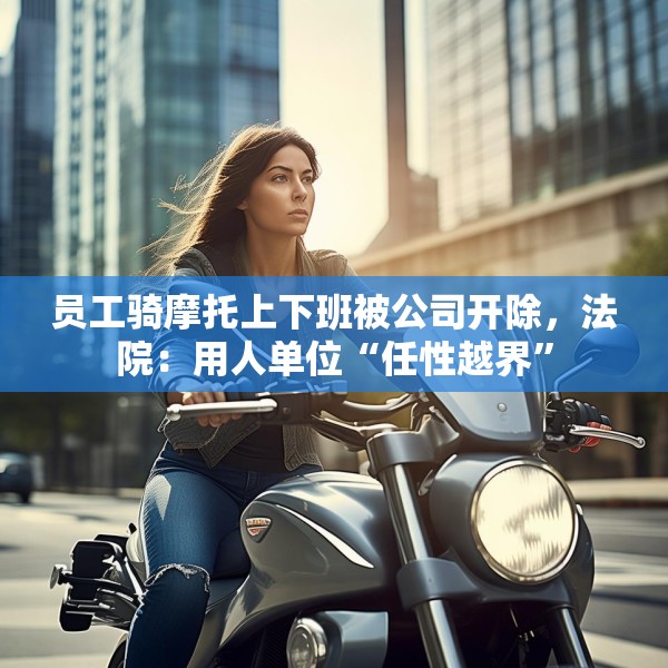 员工骑摩托上下班被公司开除，法院：用人单位“任性越界”