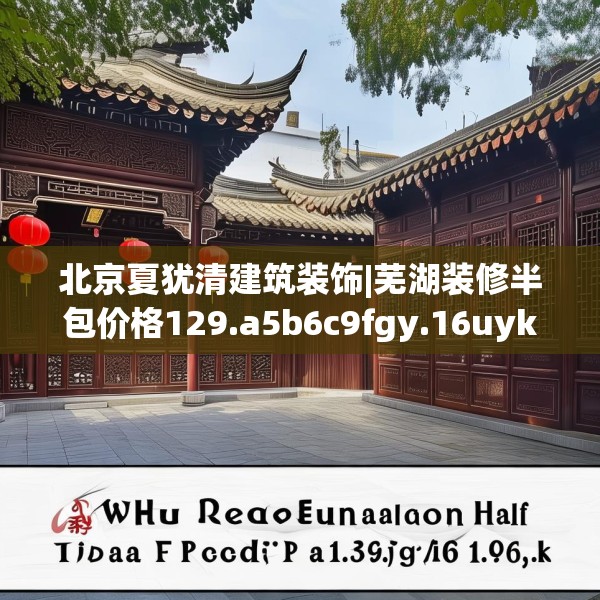 北京夏犹清建筑装饰|芜湖装修半包价格129.a5b6c9fgy.16uyk