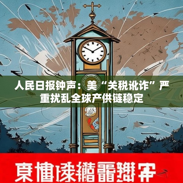 人民日报钟声：美“关税讹诈”严重扰乱全球产供链稳定