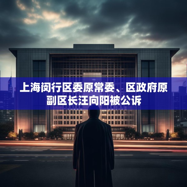 上海闵行区委原常委、区政府原副区长汪向阳被公诉