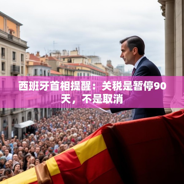 西班牙首相提醒：关税是暂停90天，不是取消