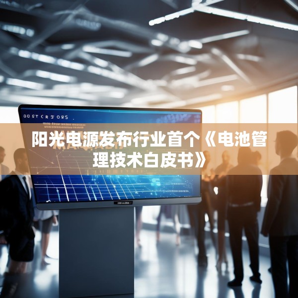 阳光电源发布行业首个《电池管理技术白皮书》