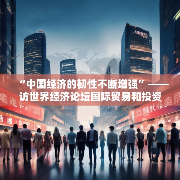 “中国经济的韧性不断增强”——访世界经济论坛国际贸易和投资部负责人西恩·多赫迪