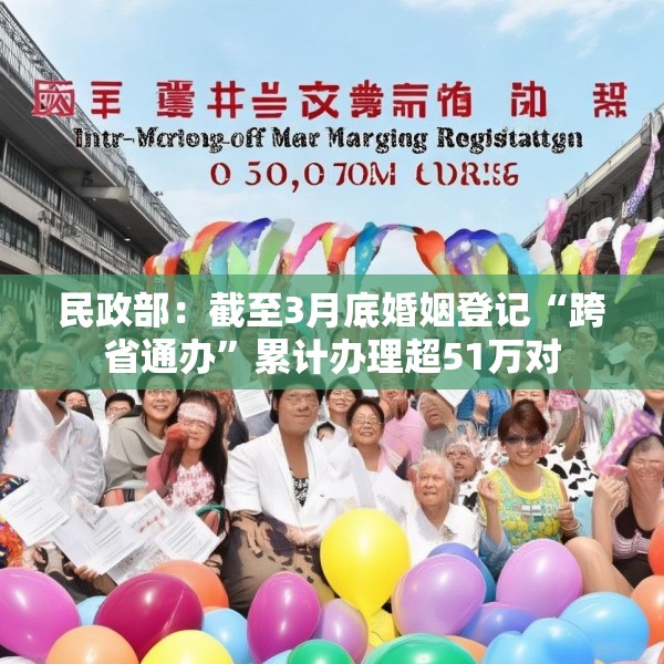民政部：截至3月底婚姻登记“跨省通办”累计办理超51万对