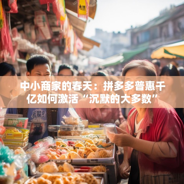 中小商家的春天：拼多多普惠千亿如何激活“沉默的大多数”