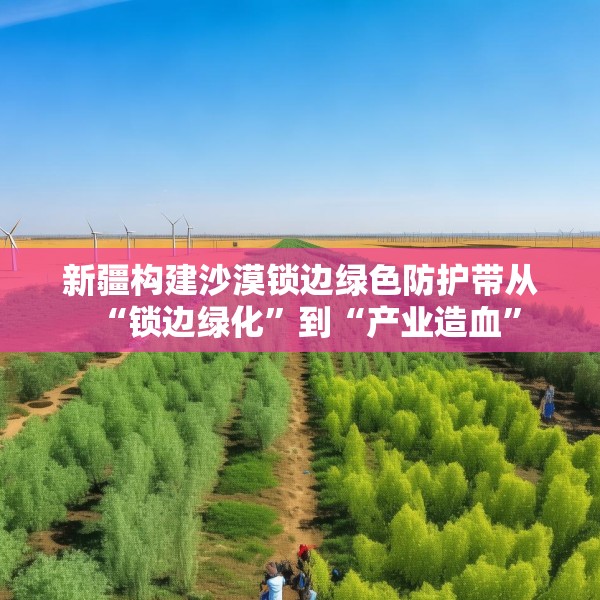 新疆构建沙漠锁边绿色防护带从“锁边绿化”到“产业造血”