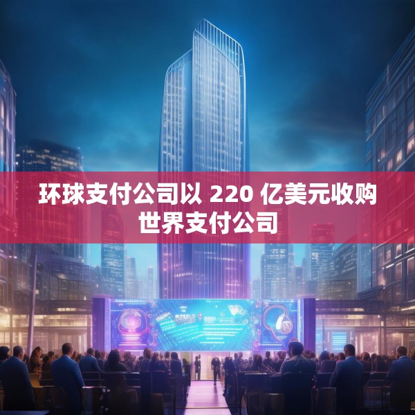 环球支付公司以 220 亿美元收购世界支付公司