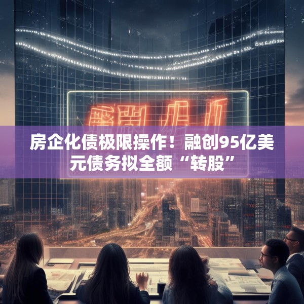 房企化债极限操作！融创95亿美元债务拟全额“转股”