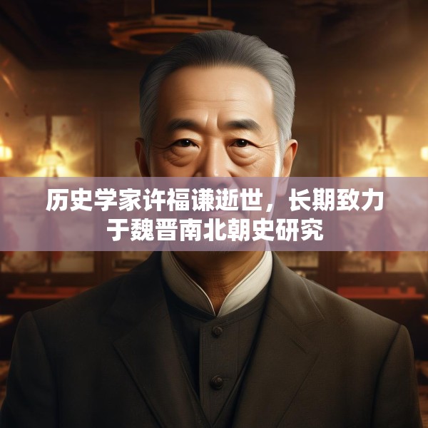 历史学家许福谦逝世，长期致力于魏晋南北朝史研究