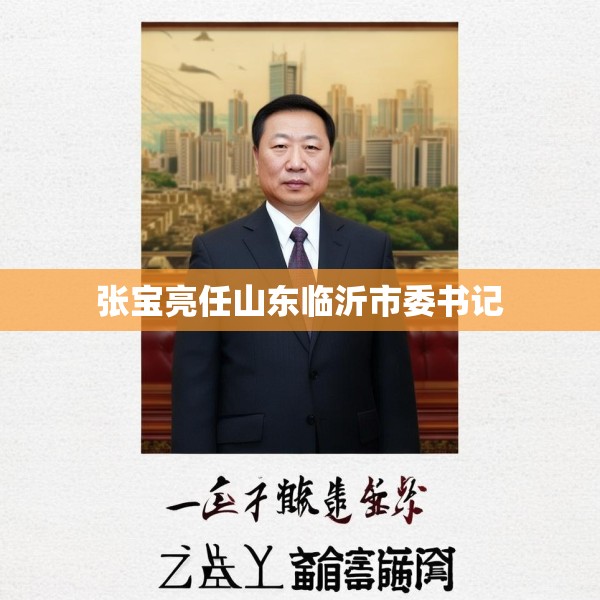张宝亮任山东临沂市委书记