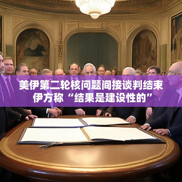 美伊第二轮核问题间接谈判结束 伊方称“结果是建设性的”