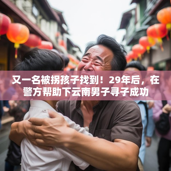 又一名被拐孩子找到！29年后，在警方帮助下云南男子寻子成功