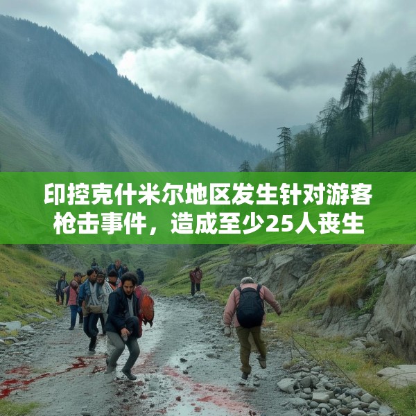 印控克什米尔地区发生针对游客枪击事件，造成至少25人丧生