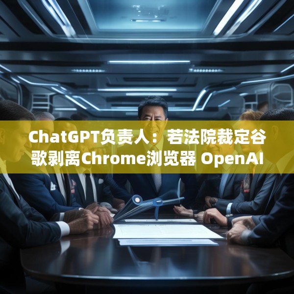 ChatGPT负责人：若法院裁定谷歌剥离Chrome浏览器 OpenAI会有意购买