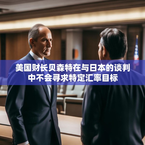 美国财长贝森特在与日本的谈判中不会寻求特定汇率目标