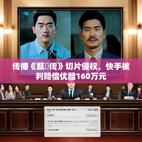 传播《甄嬛传》切片侵权，快手被判赔偿优酷160万元