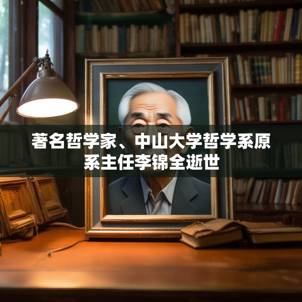 著名哲学家、中山大学哲学系原系主任李锦全逝世