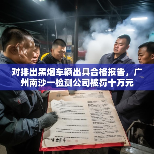 对排出黑烟车辆出具合格报告，广州南沙一检测公司被罚十万元