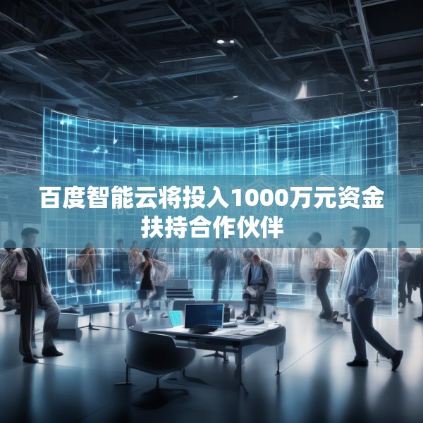 百度智能云将投入1000万元资金扶持合作伙伴