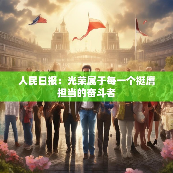 人民日报：光荣属于每一个挺膺担当的奋斗者