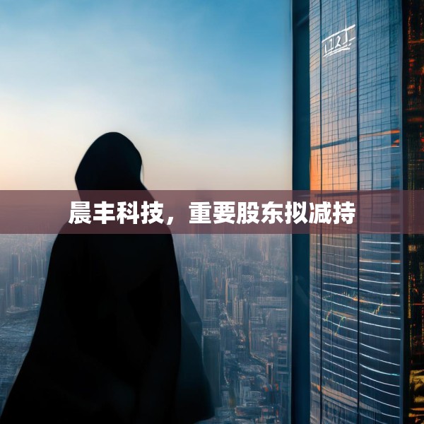 晨丰科技，重要股东拟减持
