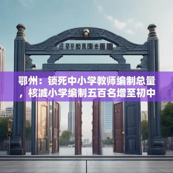 鄂州：锁死中小学教师编制总量，核减小学编制五百名增至初中