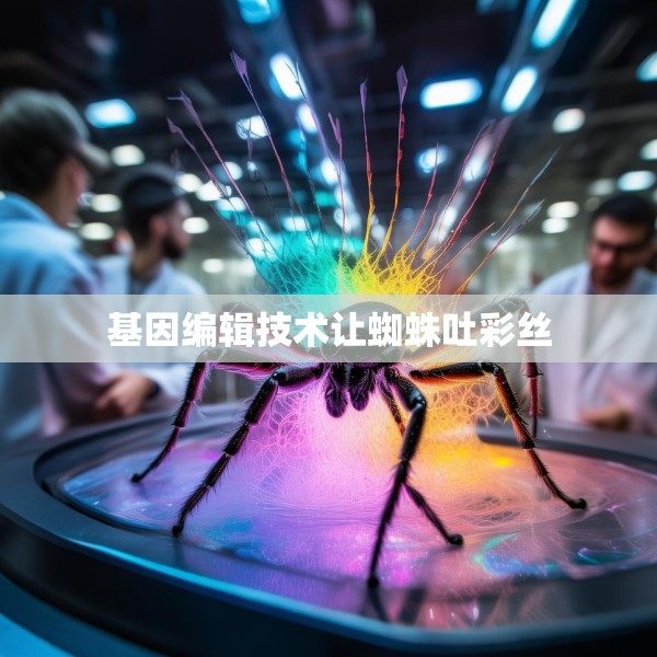 基因编辑技术让蜘蛛吐彩丝