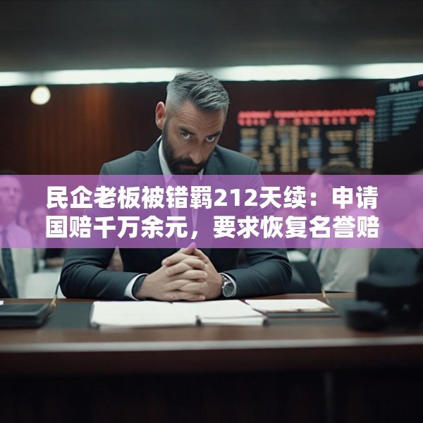 民企老板被错羁212天续：申请国赔千万余元，要求恢复名誉赔礼道歉