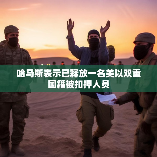 哈马斯表示已释放一名美以双重国籍被扣押人员