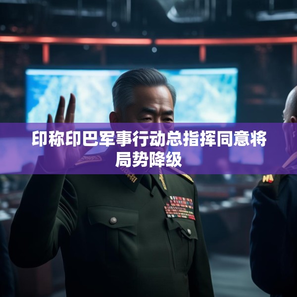 印称印巴军事行动总指挥同意将局势降级