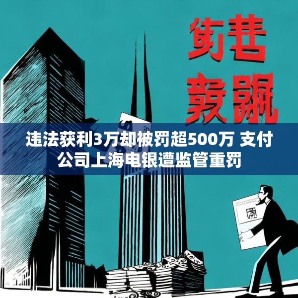 违法获利3万却被罚超500万 支付公司上海电银遭监管重罚