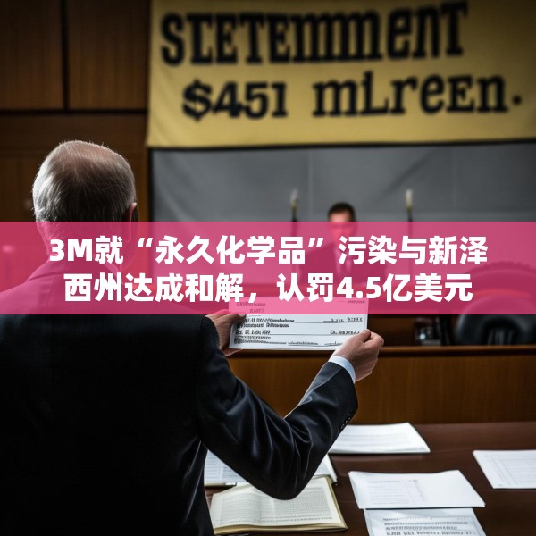 3M就“永久化学品”污染与新泽西州达成和解，认罚4.5亿美元