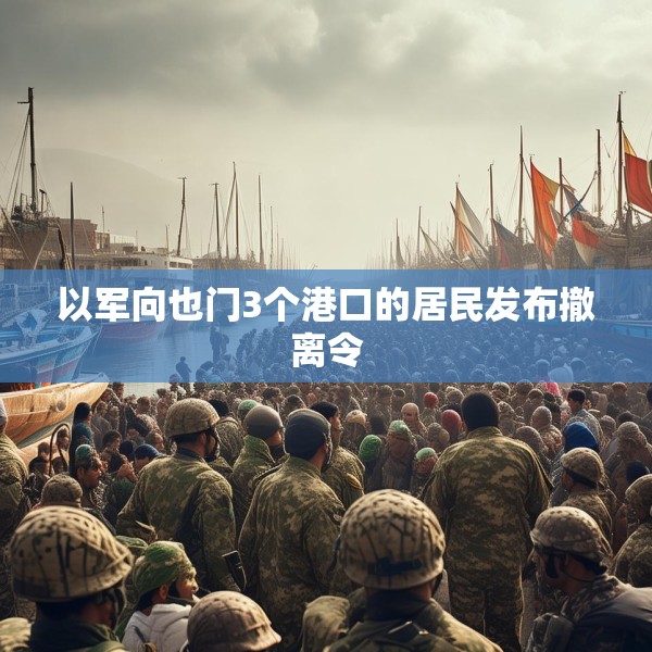 以军向也门3个港口的居民发布撤离令