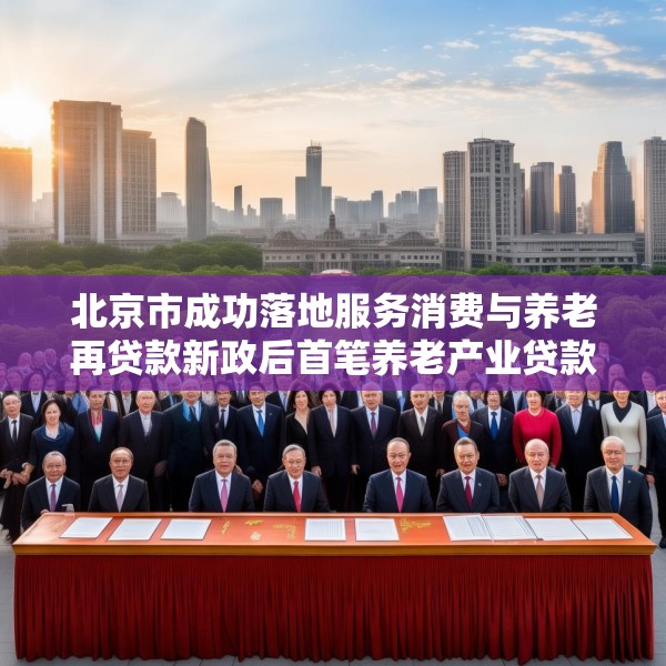 北京市成功落地服务消费与养老再贷款新政后首笔养老产业贷款