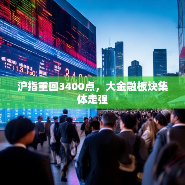 沪指重回3400点，大金融板块集体走强